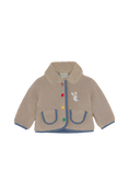 Load image into Gallery viewer, Ecru Teddy Baby Jacket