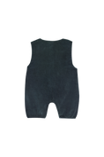 Load image into Gallery viewer, Grey Corduroy Baby Romper