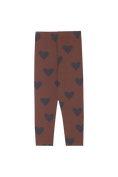Load image into Gallery viewer, Hearts Brown Leggings