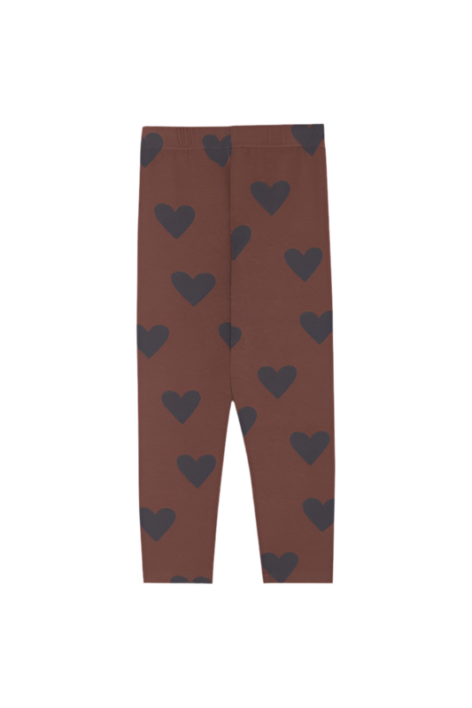 Hearts Brown Leggings