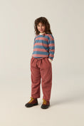 Load image into Gallery viewer, Purple and Blue Stripes Polo