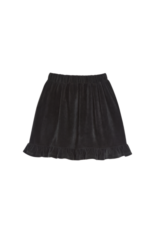 Grey Velour Skirt