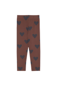 Load image into Gallery viewer, Hearts Brown Leggings