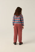 Load image into Gallery viewer, Purple and Blue Stripes Polo