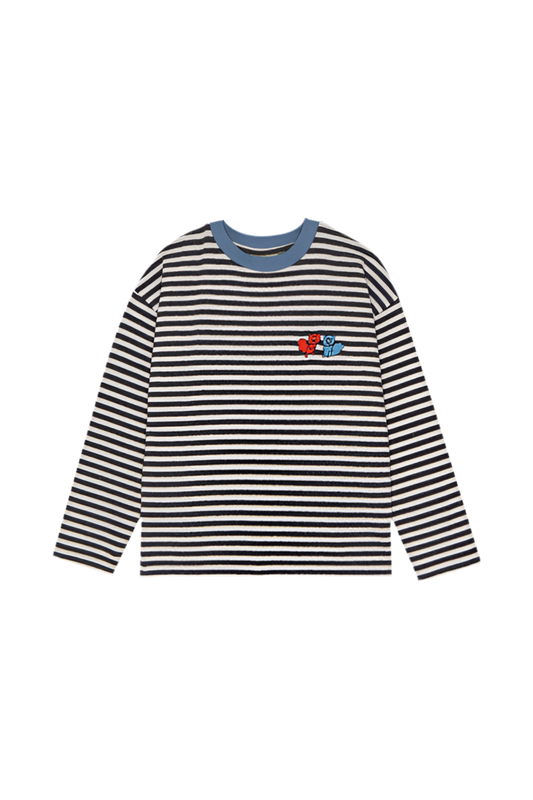 Bicolor Stripes Tshirt