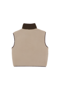 Load image into Gallery viewer, Green and Ecru Teddy Vest