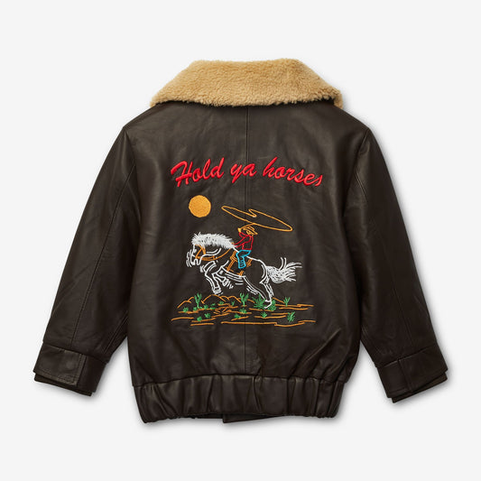 Hold Ya Horses Leather Jacket