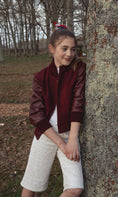 Load image into Gallery viewer, Wild and Free Snap Front Wool and Leather Jacket