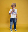 Load image into Gallery viewer, Twirl Pant Stripe Denim