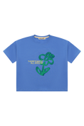 Load image into Gallery viewer, Fleur Tee Blue Jay