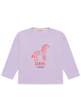 Load image into Gallery viewer, Long sleeve T-shirt Zebra