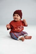 Load image into Gallery viewer, Fleur Tee Burgundy