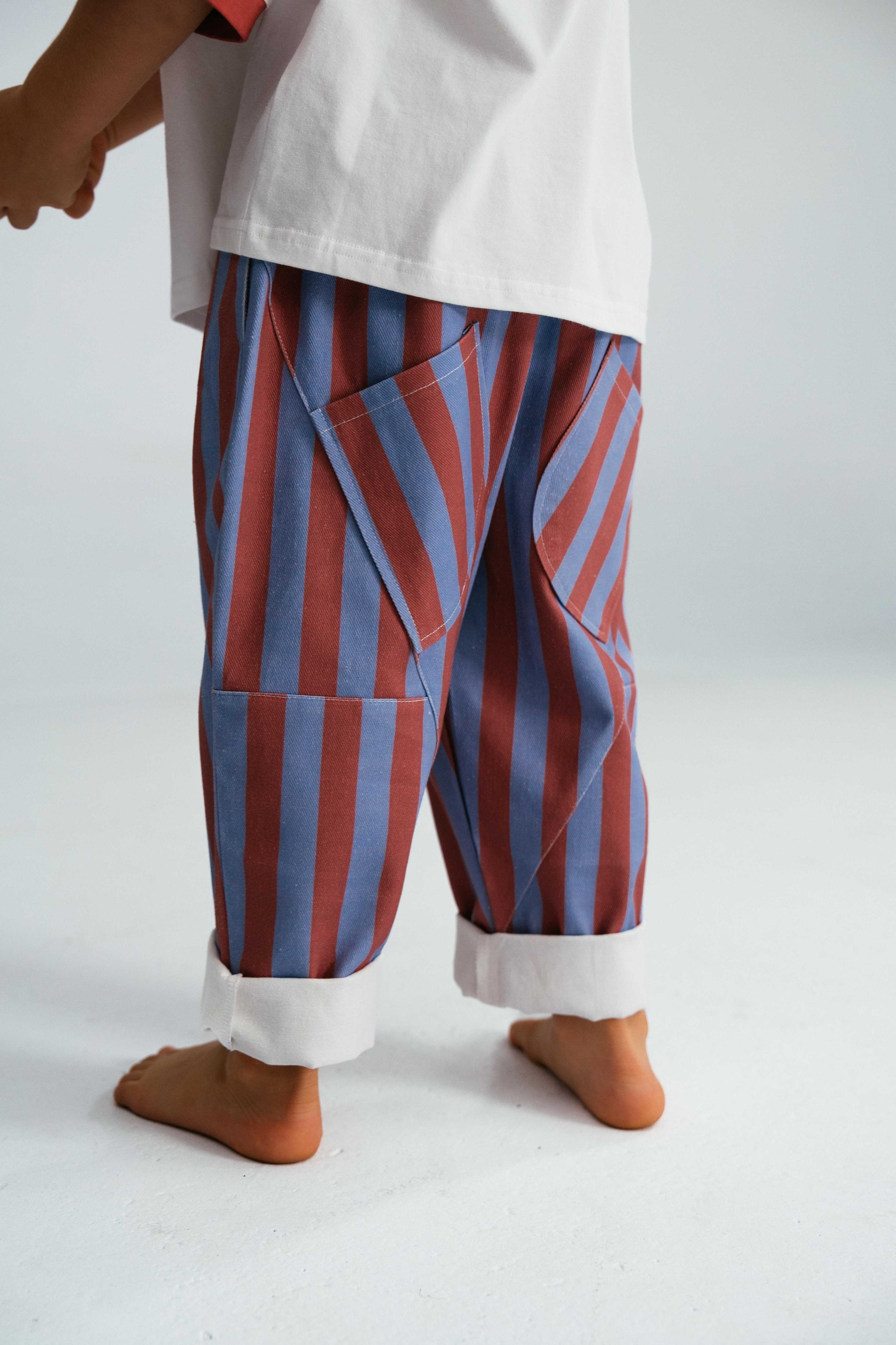 Stripe Twill Pants