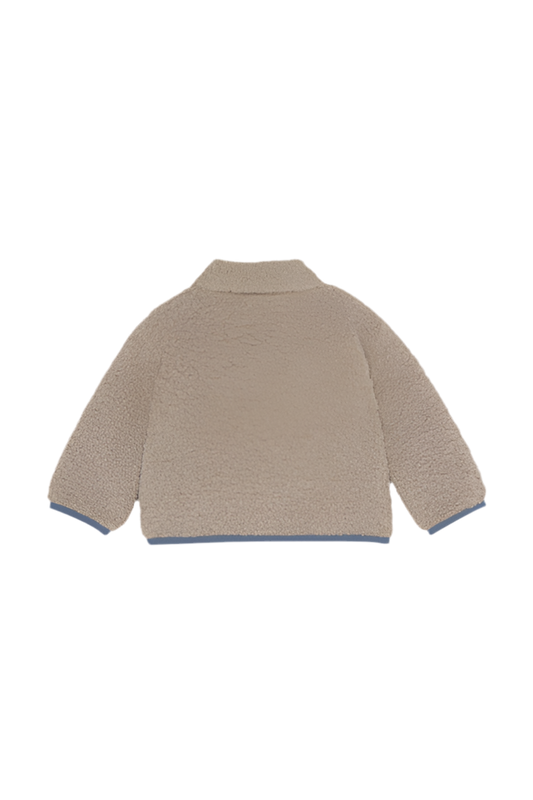Ecru Teddy Baby Jacket