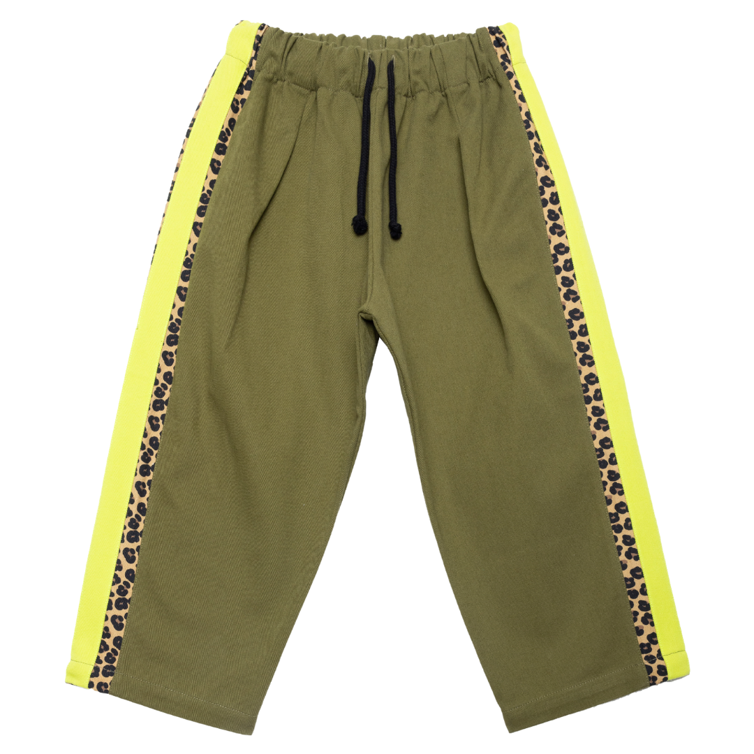 Khaki Balloon Trousers