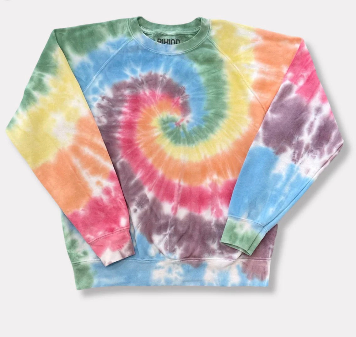 Tie dye rainbow sweatshirt