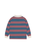 Load image into Gallery viewer, Purple and Blue Stripes Polo
