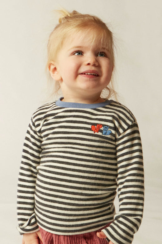 Bicolor Stripes Baby Tshirt