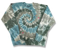 Load image into Gallery viewer, Tie dye sweater with printed stickers
