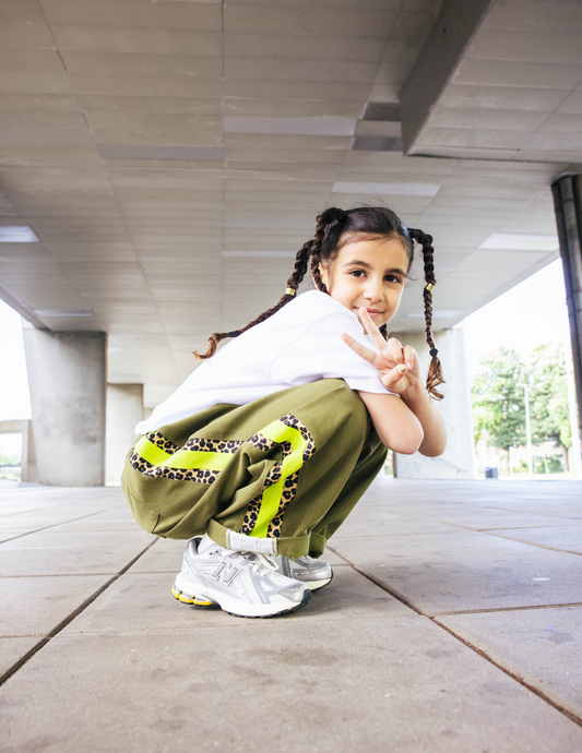 Khaki Balloon Trousers