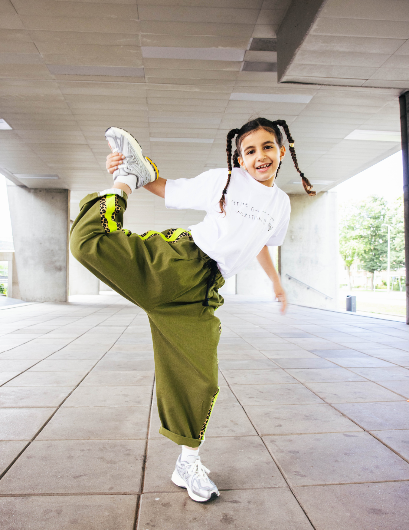Khaki Balloon Trousers