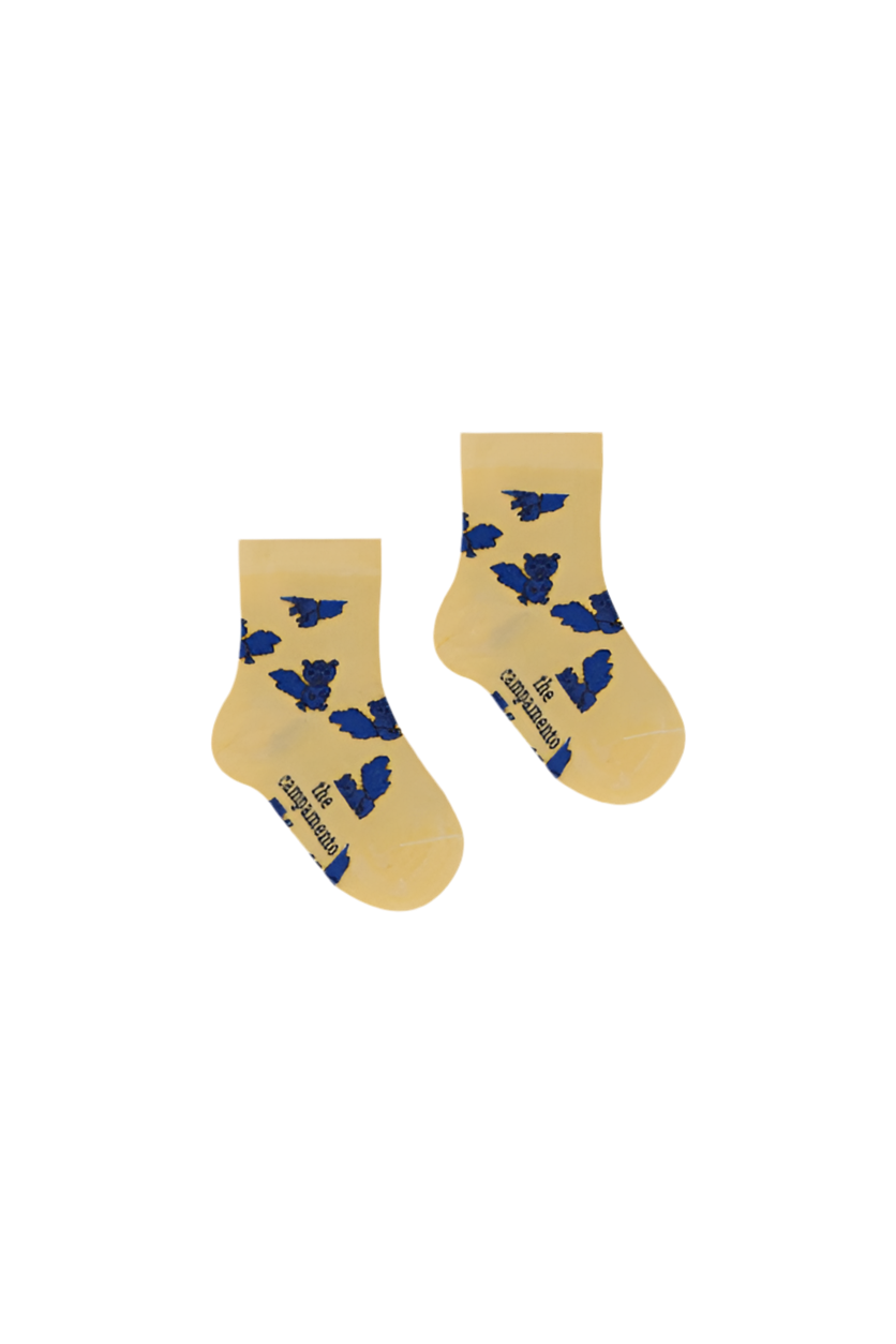 Blue Squirrels Baby Socks