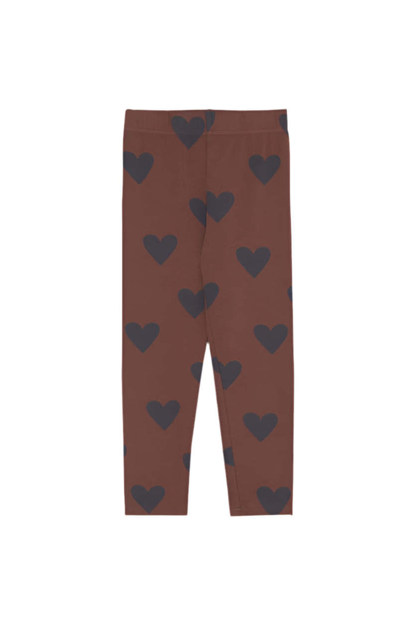 Hearts Brown Leggings