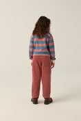 Load image into Gallery viewer, Purple and Blue Stripes Polo
