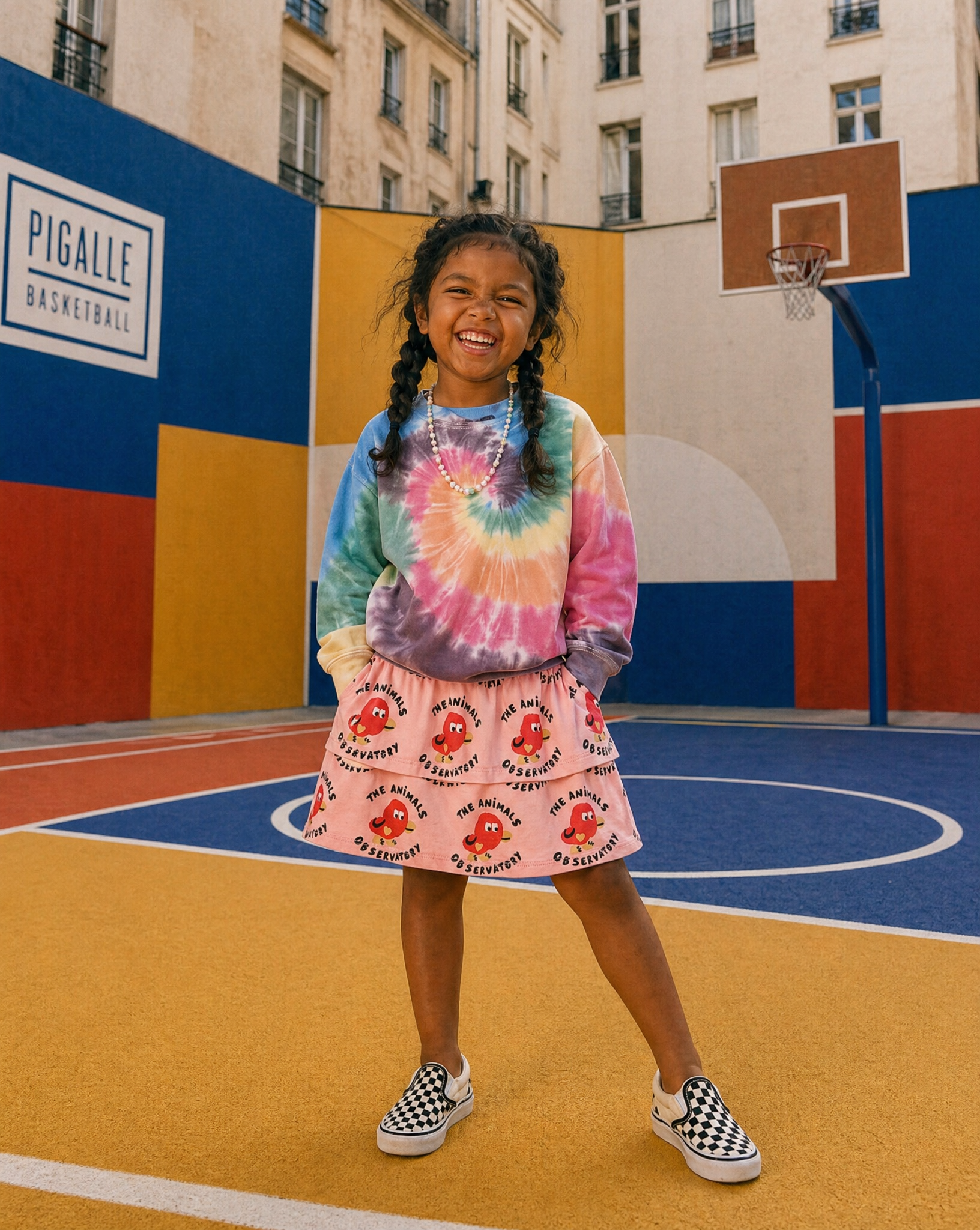Tie dye rainbow sweatshirt