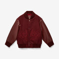 Load image into Gallery viewer, Wild and Free Snap Front Wool and Leather Jacket
