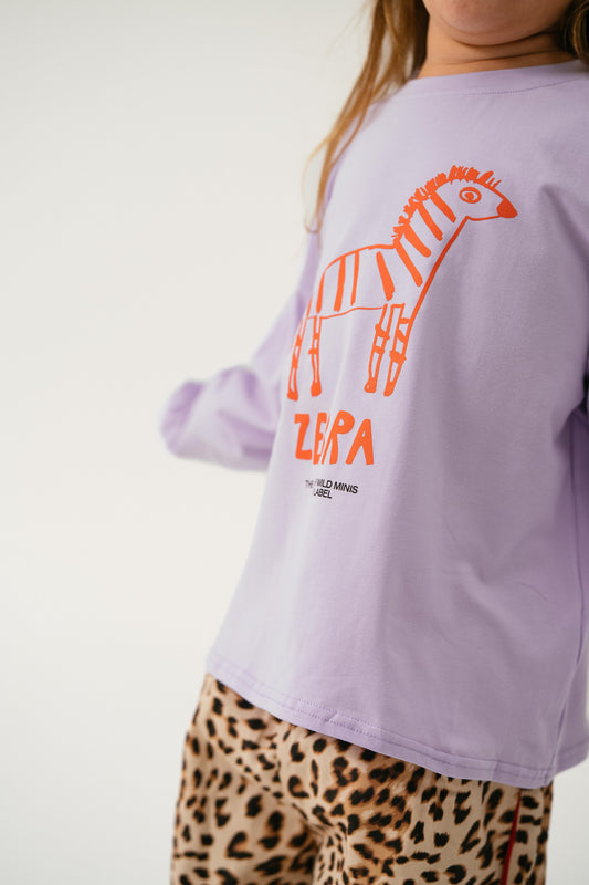 Long sleeve T-shirt Zebra