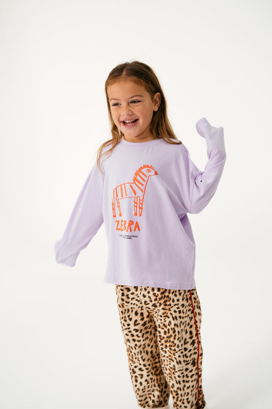 Long sleeve T-shirt Zebra
