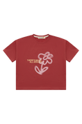 Load image into Gallery viewer, Fleur Tee Burgundy

