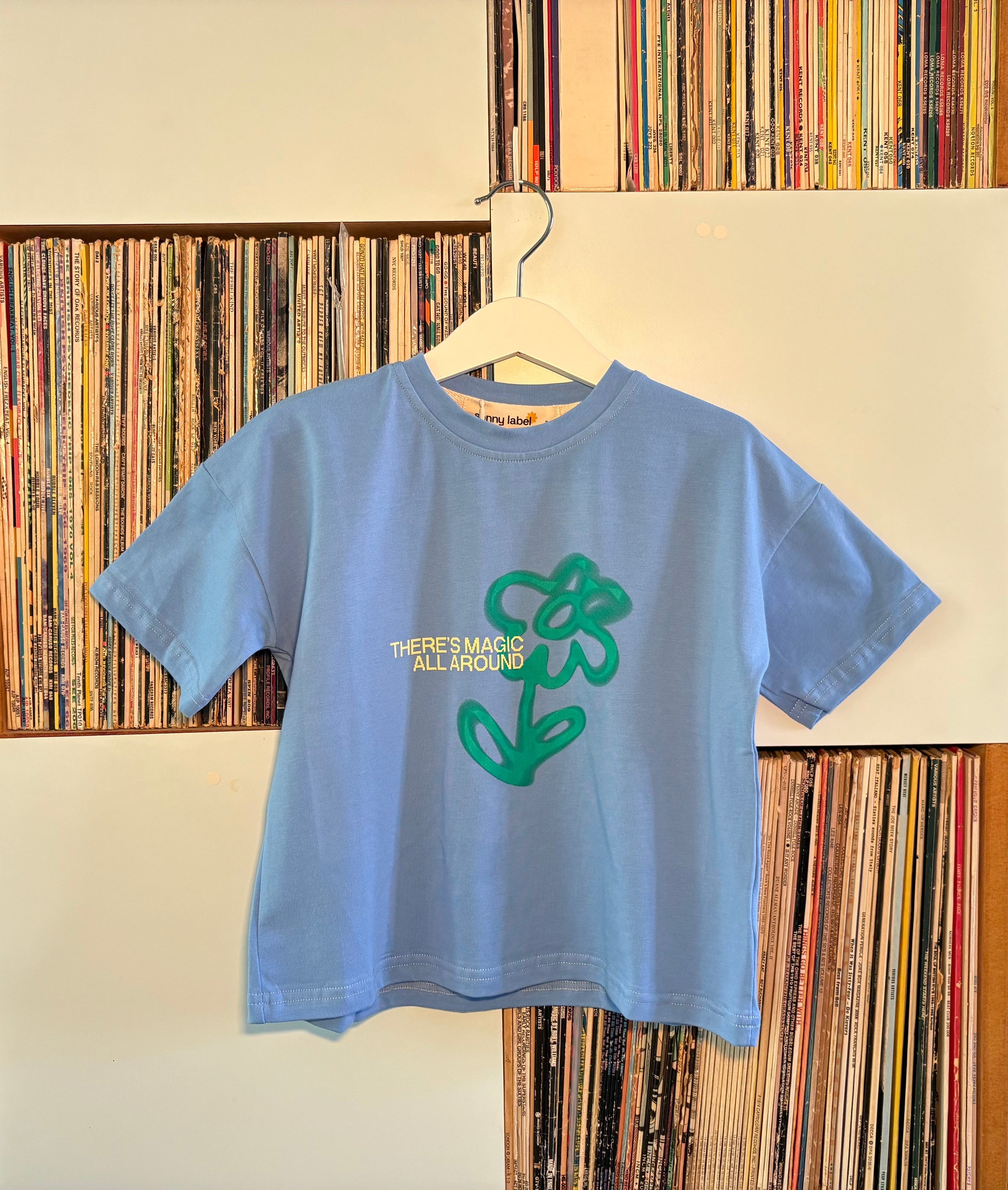 Fleur Tee Blue Jay